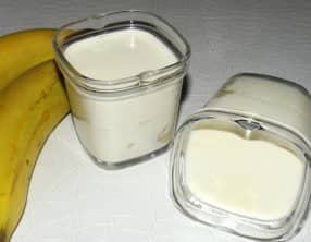 Yaourt crémeux à la banane