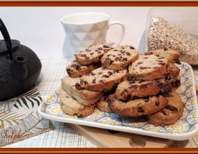 Biscuits aux flocons d’avoine et pépites de chocolat