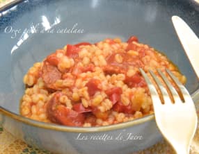Orge perlé à la catalane