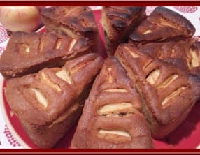 Cake aux spéculoos et aux pommes