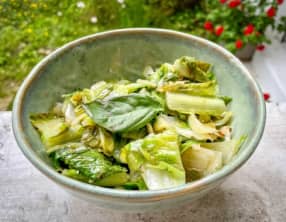 Salade romaine cuite
