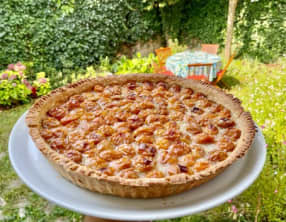 Tarte aux prunes de fin d'été