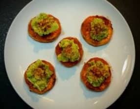 Palets de patate douce et avocat