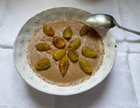 Flan végétal aux prunes