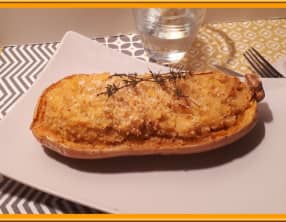 Butternut farcie au quinoa