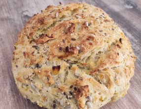 Potato bread aux graines