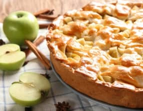 Gâteaux aux pommes et yaourt grec