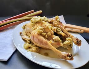 Poulet à la rhubarbe
