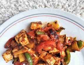 Tofu grillé aux légumes
