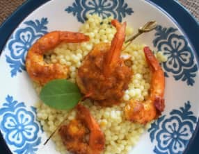 Filets de merlan et crevettes sauce tex mex