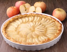 Tarte aux pommes alsacienne
