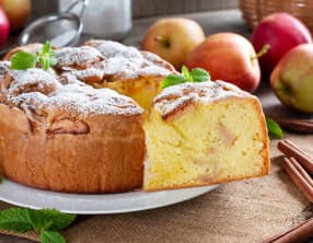 Gâteau aux pommes et mascarpone
