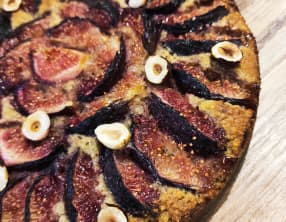 Gâteau noisette figues