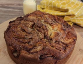 Gâteau aux pommes épicées