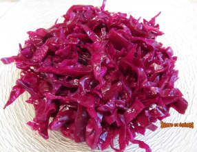 Chou rouge fermenté