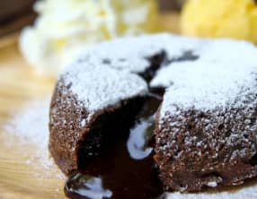 Gâteau mi-cuit au chocolat