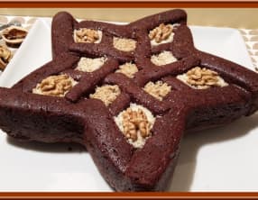 Gâteau au chocolat et au noix