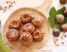 Muffins aux figues et pistaches