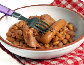 Cassoulet à la saucisse au cookeo