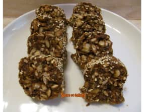 Saucisson sucré aux fruits secs et graines