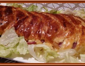 Tresse feuilletée à la raclette