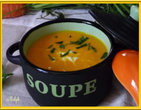 Velouté de carottes, gingembre et orange