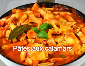 Pâtes aux calamars