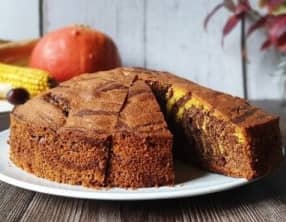 Gâteau potiron chocolat