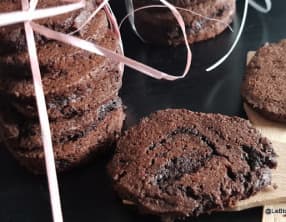 Sablés cacao aux farines de lupin et d'arachides