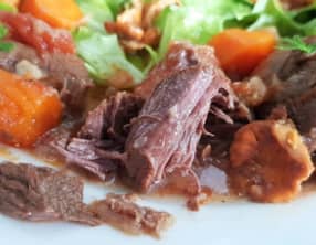 Mijoté de bœuf aux carottes et tomates