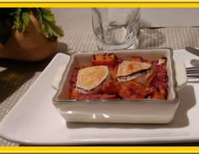 Légumes d’automne rôtis au fromage de chèvre