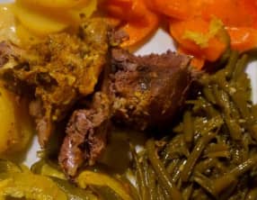 Epaule d'agneau à la vapeur et cumin à la marocaine