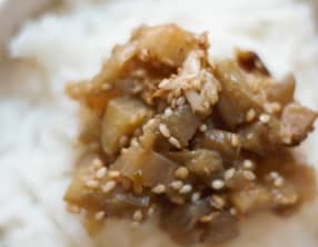 Aubergines au sésame