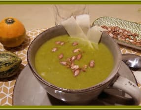 Velouté de potiron et persil