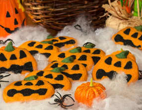 Biscuits citrouille pour Halloween