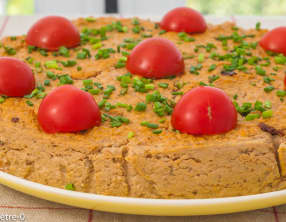 Gâteau du sud aux aubergines