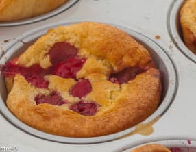 Popovers aux framboises