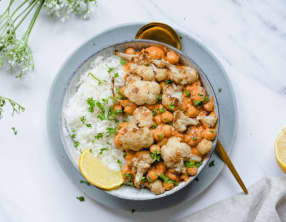 Curry végétarien au chou-fleur grillé