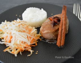 Filet mignon de porc mariné au cinq épices