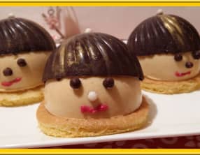 Dôme mousse d’abricots et fleur d’oranger