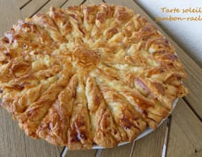 Tarte soleil jambon raclette