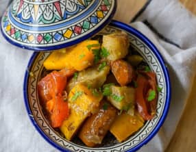 Tajine d'agneau aux légumes
