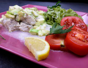 Tagliatelle de Lingue à la crème