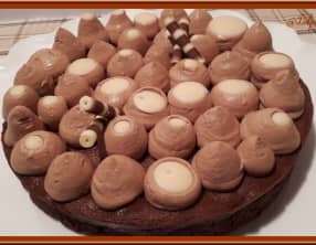 Brownie aux trois chocolats