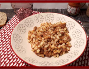 Gratin de pâtes à la bolognaise