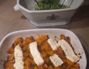 Potimarron rôti à la feta