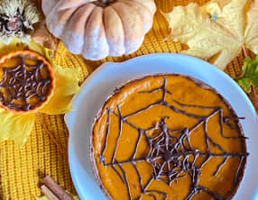 La tarte Halloween et sa toile d’araignée