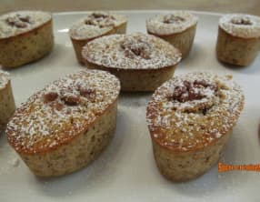 Financiers aux noix et sirop d'érable