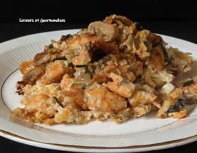 Gratin de Gambas croustillant