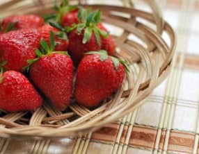 Salade de fraises menthe et poivre